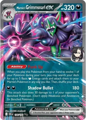 Pokémon TCG SV10: Destined Rivals 136/182 Grimmsnarl ex Double Rare Ungraded