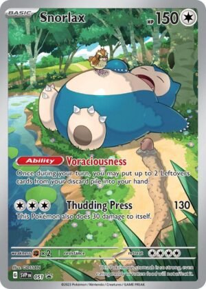 Pokémon TCG Snorlax 051 Scarlet & Violet Promo Full Art Ungraded