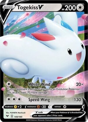 Pokémon TCG Togekiss V 140/185 SWSH04: Vivid Voltage UR Full Art Ungraded