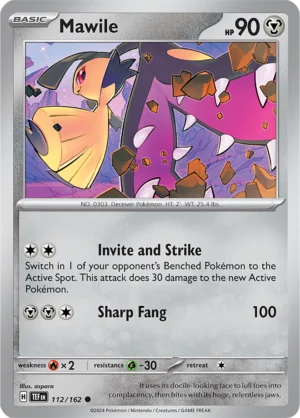 Pokémon TCG SV5: Temporal Forces 112/162 Mawile Common Ungraded