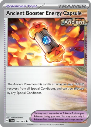 Pokémon TCG SV5: Temporal Forces 140/162 Ancient Booster Energy Capsule Uncommon Ungraded