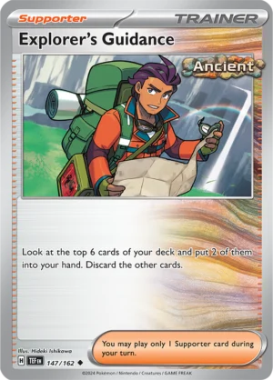 Pokémon TCG SV5: Temporal Forces 147/162 Explorer's Guidance Uncommon Ungraded