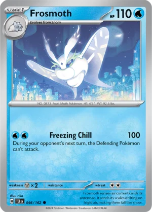 Pokémon TCG SV5: Temporal Forces 046/162 Frosmoth Common Ungraded
