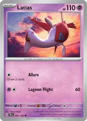 Pokémon TCG SV5: Temporal Forces 067/162 Latias Uncommon Ungraded