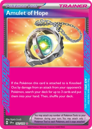 Pokémon TCG SV8: Surging Sparks 162/191 Amulet of Hope Ace Spec Ungraded