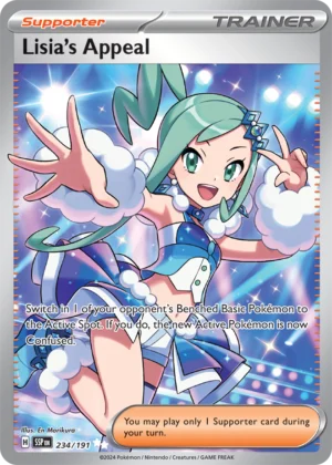 Pokémon TCG Lisia's Appeal 234/191 SV08: Surging Sparks UR Full Art Ungraded