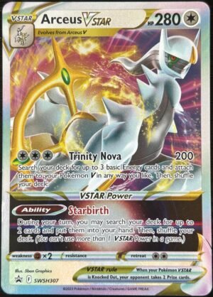 Pokémon TCG Arceus VSTAR SWSH307 Sword & Shield Promo Full Art Ungraded