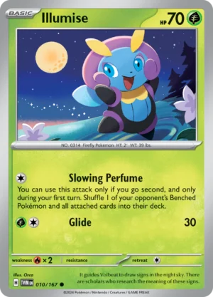 Pokémon TCG SV6: Twilight Masquerade 010/167 Illumise Common Ungraded