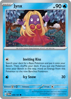Pokémon TCG SV6: Twilight Masquerade 046/167 Jynx Common Ungraded