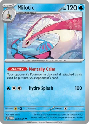 Pokémon TCG SV6: Twilight Masquerade 050/167 Milotic Uncommon Ungraded
