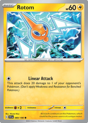 Pokémon TCG SV1: Scarlet & Violet Base 069/198 Rotom Common Ungraded