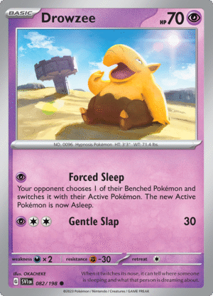 Pokémon TCG SV1: Scarlet & Violet Base 082/198 Drowzee Common Ungraded