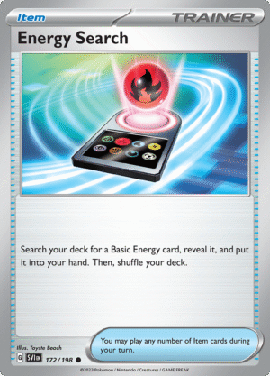 Pokémon TCG SV1: Scarlet & Violet Base 172/198 Energy Search Common Ungraded