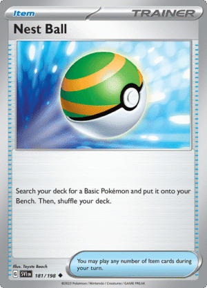 Pokémon TCG SV1: Scarlet & Violet Base 181/198 Nest Ball Uncommon Ungraded