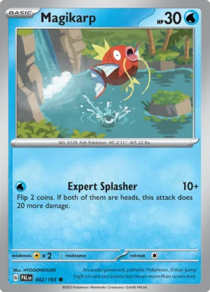 Pokémon TCG SV2: Paldea Evolved 042/193 Magikarp Common Ungraded