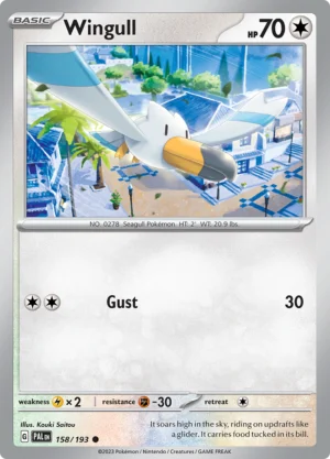 Pokémon TCG SV2: Paldea Evolved 158/193 Wingull Common Ungraded