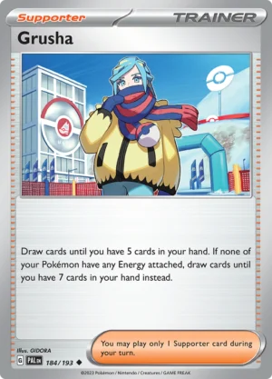 Pokémon TCG SV2: Paldea Evolved 184/193 Grusha Uncommon Ungraded