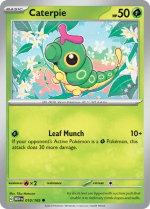 Pokémon TCG SV: Scarlet & Violet 151 010/165 Caterpie Common Ungraded