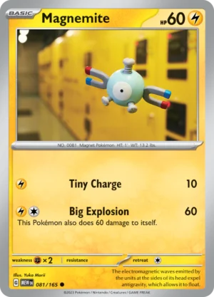 Pokémon TCG SV: Scarlet & Violet 151 081/165 Magnemite Common Ungraded
