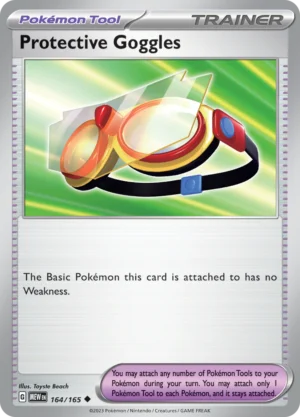 Pokémon TCG SV: Scarlet & Violet 151 164/165 Protective Goggles Uncommon Ungraded