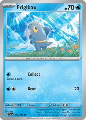 Pokémon TCG SV: Paldean Fates 017/091 Frigibax Common Ungraded