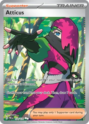 Pokémon TCG Atticus 133/131 SV: Prismatic Evolutions UR Full Art Ungraded