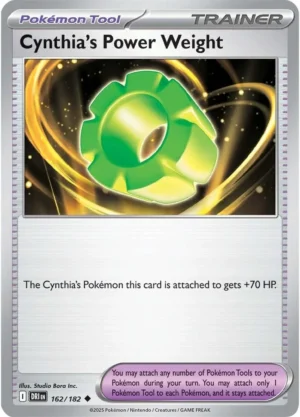 Pokémon TCG SV10: Destined Rivals 162/182 Cynthia's Power Weight Uncommon Ungraded