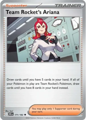 Pokémon TCG SV10: Destined Rivals 171/182 Team Rocket's Ariana Uncommon Ungraded