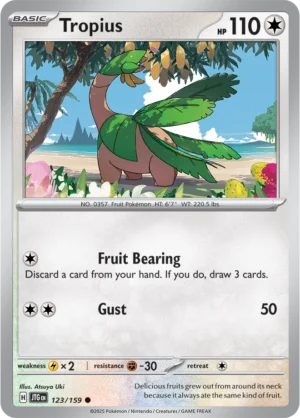 Pokémon TCG SV9: Journey Together 123/159 Tropius Common Ungraded
