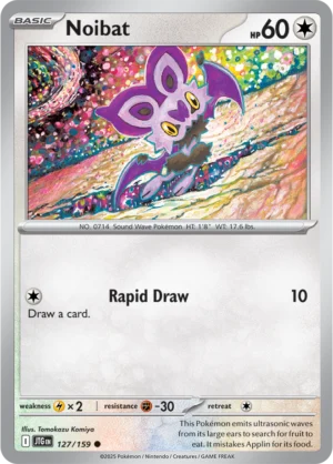 Pokémon TCG SV9: Journey Together 127/159 Noibat Common Ungraded