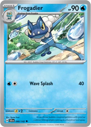 Pokémon TCG SV7: Stellar Crown 040/142 Frogardier Uncommon Ungraded