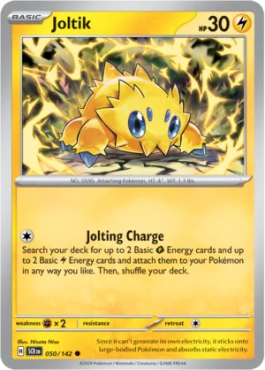 Pokémon TCG SV7: Stellar Crown 050/142 Joltik Common Ungraded