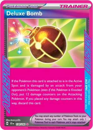 Pokémon TCG SV7: Stellar Crown 134/142 Deluxe Bomb Ace Spec Ungraded