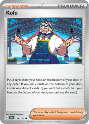 Pokémon TCG SV7: Stellar Crown 138/142 Kofu Uncommon Ungraded