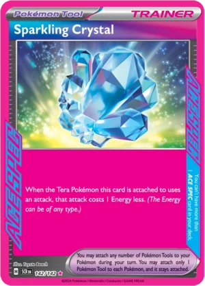 Pokémon TCG SV7: Stellar Crown 142/142 Sparkling Crystal Ace Spec Ungraded