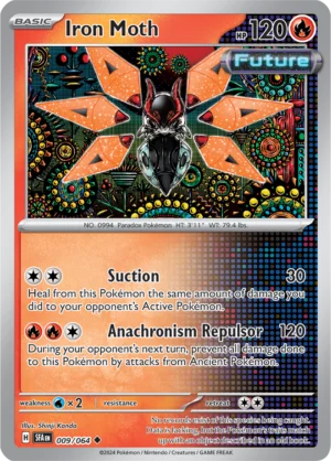 Pokémon TCG SV: Shrouded Fable 009/064 Iron Moth Uncommon Ungraded