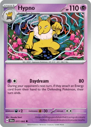 Pokémon TCG SV: Shrouded Fable 017/064 Hypno Uncommon Ungraded