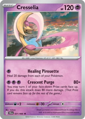 Pokémon TCG SV: Shrouded Fable 021/064 Cresselia Rare Ungraded