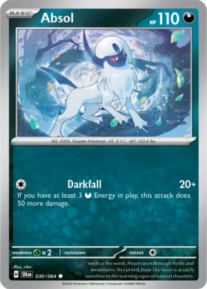 Pokémon TCG SV: Shrouded Fable 030/064 Absol Common Ungraded