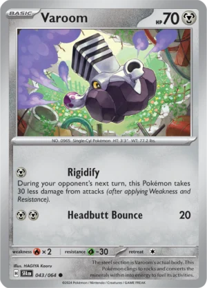 Pokémon TCG SV: Shrouded Fable 043/064 Varoom Common Ungraded