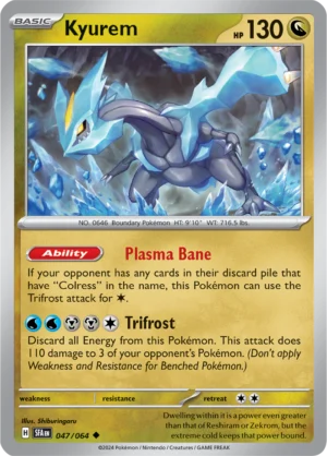 Pokémon TCG SV: Shrouded Fable 047/064 Kyurem Uncommon Ungraded