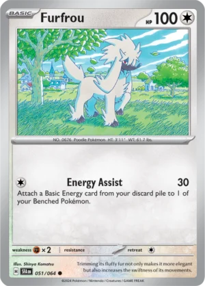 Pokémon TCG SV: Shrouded Fable 051/064 Furfrou Common Ungraded