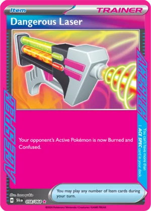 Pokémon TCG SV: Shrouded Fable 058/064 Dangerous Laser Ace Spec Ungraded