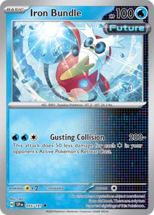 Pokémon TCG SV8: Surging Sparks 055/191 Iron Bundle Uncommon Ungraded
