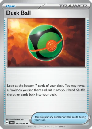 Pokémon TCG SV8: Surging Sparks 175/191 Dusk Ball Uncommon Ungraded