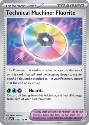 Pokémon TCG SV8: Surging Sparks 188/191 Technical Machine: Fluorite Uncommon Ungraded