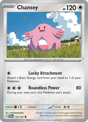 Pokémon TCG SV6: Twilight Masquerade 133/167 Chansey Common Ungraded