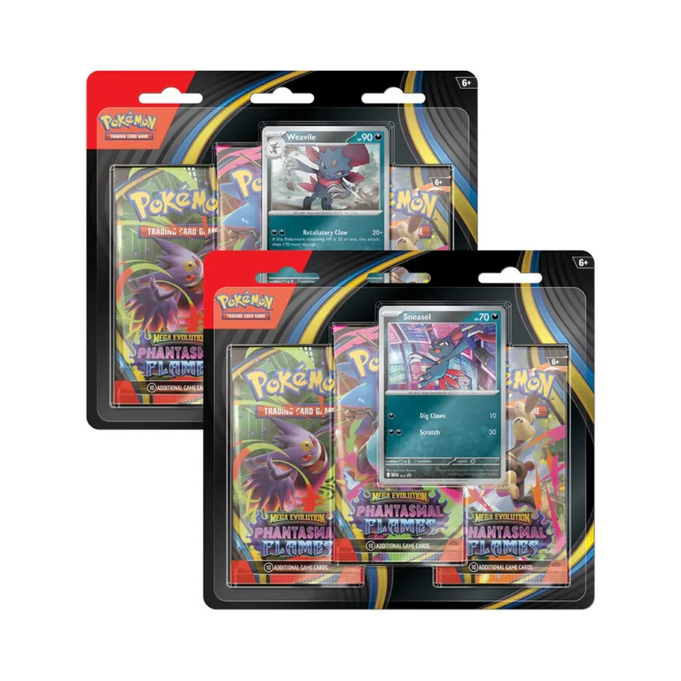 Pokémon TCG Blister Pack: Mega Evolution – Phantasmal Flames 3-Pack Blister w/ Promo Card