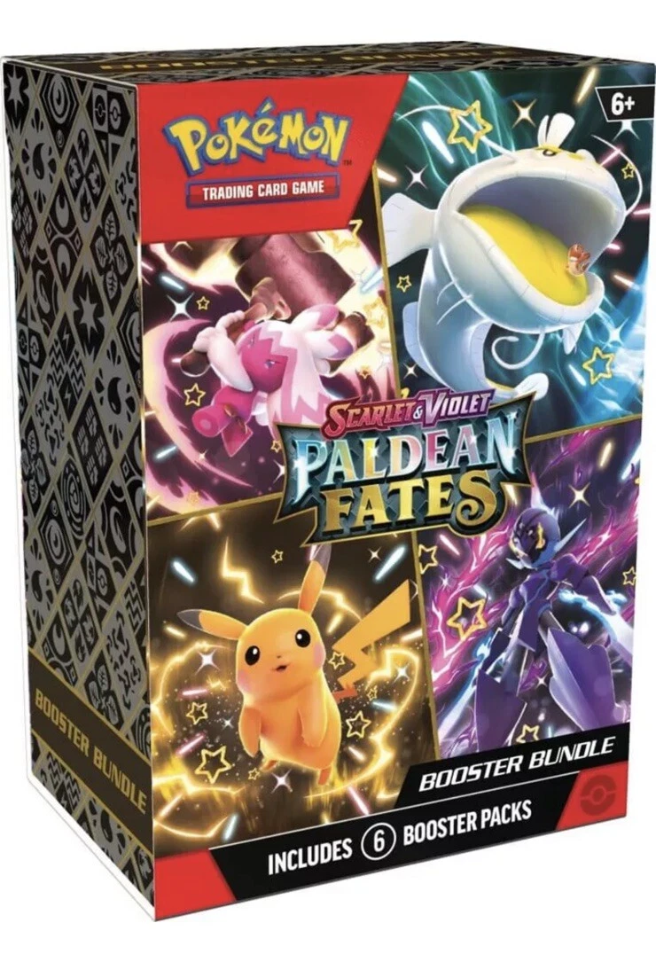 Pokémon TCG Booster Bundle: Paldean Fates Booster Bundle Box – Factory Sealed